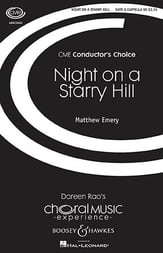 Night on a Starry Hill SATB choral sheet music cover